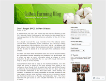 Tablet Screenshot of cottonfarming.wordpress.com