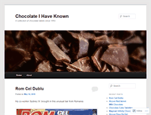 Tablet Screenshot of chocolateihaveknown.wordpress.com