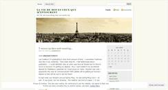 Desktop Screenshot of laviedemoi.wordpress.com