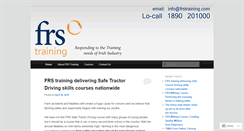 Desktop Screenshot of frstraining.wordpress.com
