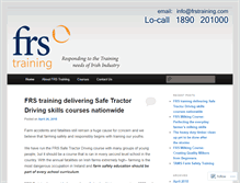 Tablet Screenshot of frstraining.wordpress.com