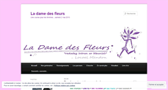 Desktop Screenshot of ladamedesfleurs.wordpress.com