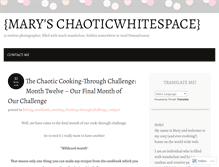 Tablet Screenshot of chaoticwhitespace.wordpress.com