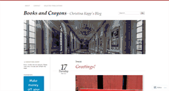 Desktop Screenshot of booksandcrayons.wordpress.com