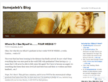 Tablet Screenshot of itsmejadeb.wordpress.com