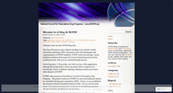 Desktop Screenshot of ncpdp.wordpress.com