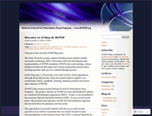 Tablet Screenshot of ncpdp.wordpress.com