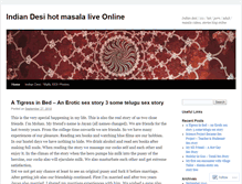 Tablet Screenshot of desihotmasalalive.wordpress.com