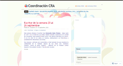Desktop Screenshot of coordinacioncracatemu.wordpress.com