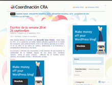 Tablet Screenshot of coordinacioncracatemu.wordpress.com