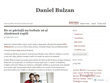 Tablet Screenshot of bulzan.wordpress.com