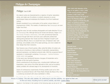 Tablet Screenshot of philippedechampaigne.wordpress.com