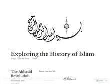 Tablet Screenshot of islamichistory.wordpress.com