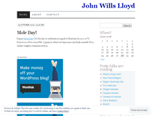Tablet Screenshot of johnl.wordpress.com
