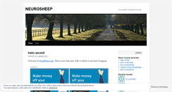 Desktop Screenshot of neurosheep.wordpress.com