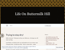 Tablet Screenshot of lifeonbuttermilkhill.wordpress.com