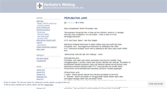 Desktop Screenshot of herbalis.wordpress.com