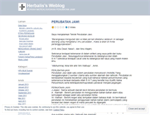 Tablet Screenshot of herbalis.wordpress.com