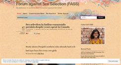 Desktop Screenshot of fassmumbai.wordpress.com