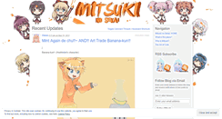 Desktop Screenshot of mitsukinosekai.wordpress.com