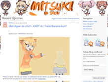 Tablet Screenshot of mitsukinosekai.wordpress.com