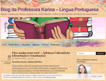 Tablet Screenshot of profekarina.wordpress.com