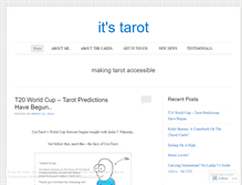 Tablet Screenshot of itstarot.wordpress.com