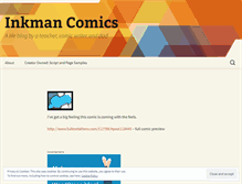 Tablet Screenshot of inkmancomics.wordpress.com