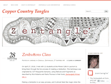 Tablet Screenshot of cctangles.wordpress.com