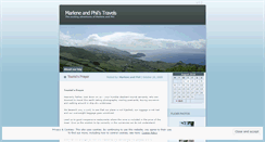 Desktop Screenshot of marleneandphil.wordpress.com