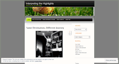 Desktop Screenshot of interpretingthehighlights.wordpress.com