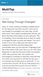 Mobile Screenshot of multitapblog.wordpress.com