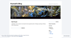 Desktop Screenshot of kuznadi.wordpress.com