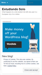 Mobile Screenshot of estudiandosolo.wordpress.com