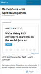 Mobile Screenshot of apfelbaumgarten.wordpress.com