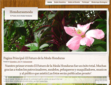 Tablet Screenshot of hondurasmoda.wordpress.com