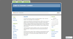 Desktop Screenshot of cindyscookingcorner.wordpress.com