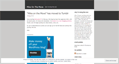 Desktop Screenshot of mikeonthemove.wordpress.com