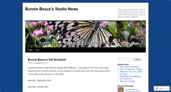 Desktop Screenshot of bonniebeaux.wordpress.com