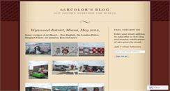 Desktop Screenshot of 66rcolor.wordpress.com