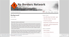 Desktop Screenshot of noborderscotland.wordpress.com