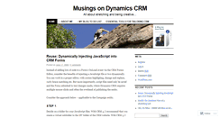 Desktop Screenshot of crmwiz.wordpress.com