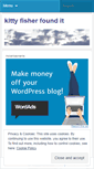 Mobile Screenshot of kittyfisherfoundit.wordpress.com