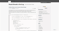 Desktop Screenshot of danielbruske.wordpress.com