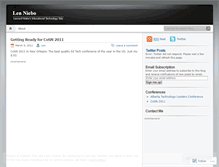 Tablet Screenshot of lniebo.wordpress.com