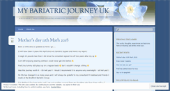 Desktop Screenshot of mybariatricjourneyuk.wordpress.com