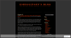 Desktop Screenshot of eshigginson.wordpress.com