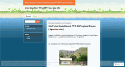 Desktop Screenshot of papuapvb.wordpress.com
