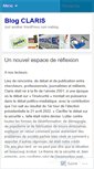Mobile Screenshot of groupeclaris.wordpress.com