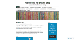 Desktop Screenshot of brasilarqui.wordpress.com